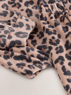Nachtkleding En Pyjama's|Pyjama's*Next Neutraal met dieren - Behaaglijke fleece pyjama (3-16 jr)