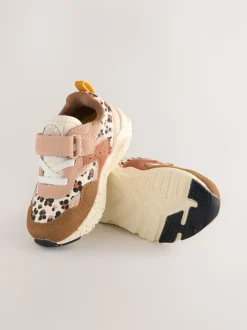 Sneakers*Next - Sneakers met elastische veters en klittenbandsluiting Neutraal met dieren