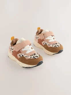 Sneakers|Next - Sneakers met elastische veters en klittenbandsluiting Neutraal met dieren
