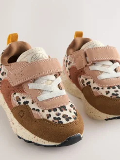 Sneakers|Next - Sneakers met elastische veters en klittenbandsluiting Neutraal met dieren