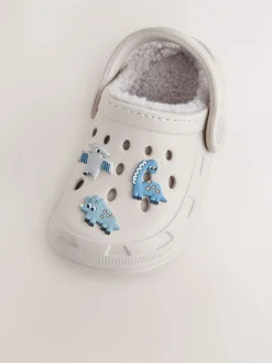 Pantoffels|Nachtkleding En Pyjama's|Next - Pantoffelklompen Neutraal met dinosaurussen