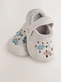 Pantoffels|Nachtkleding En Pyjama's|Next - Pantoffelklompen Neutraal met dinosaurussen