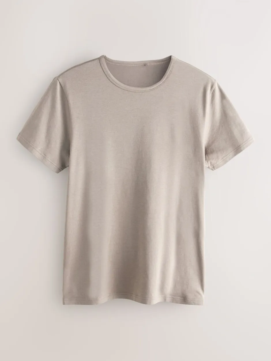 Ondergoed|Ondergoed*Next - Verpakking van 5 - Modal Layering T-Shirt Neutraal/blauw