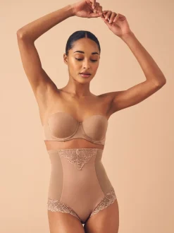 Shapewear*Next - Vormende slip met stevige buikcorrectie Neutraal/lichtbruin