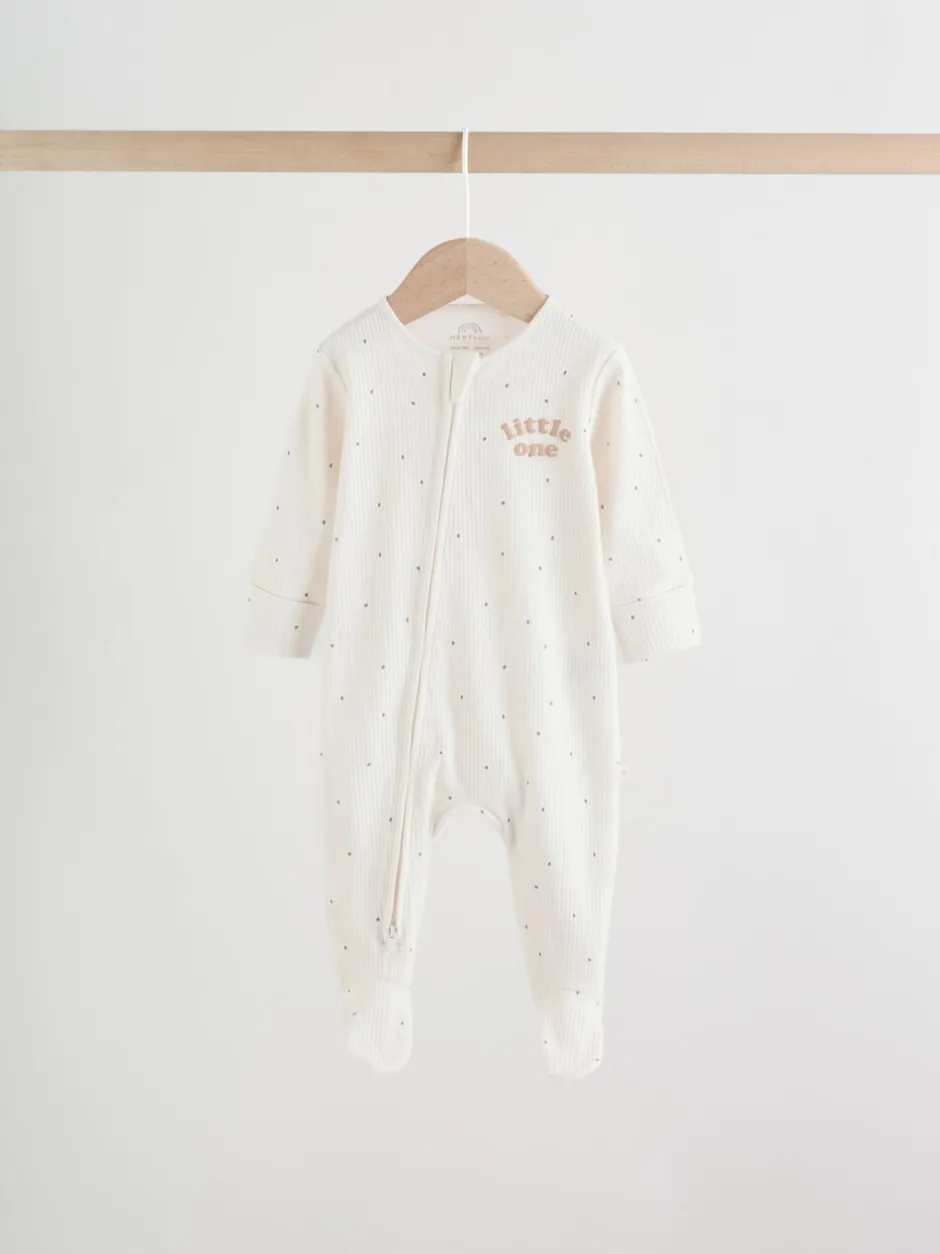 Multipacks|Babypakjes En Babypyjama's|Next Neutral Milkclub - Verpakking van 3 babypyjama's met tweewegrits (0-2jr)