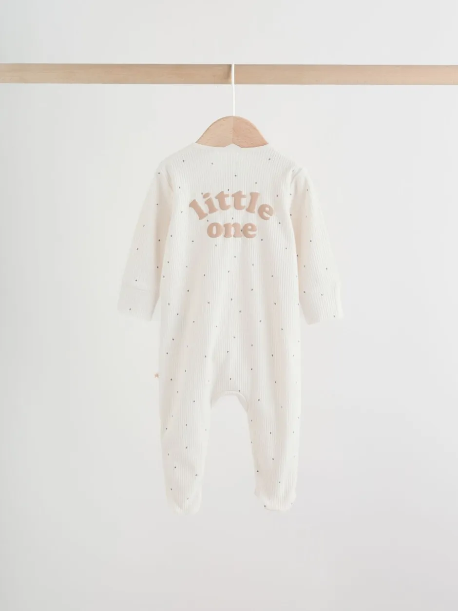 Multipacks|Babypakjes En Babypyjama's|Next Neutral Milkclub - Verpakking van 3 babypyjama's met tweewegrits (0-2jr)