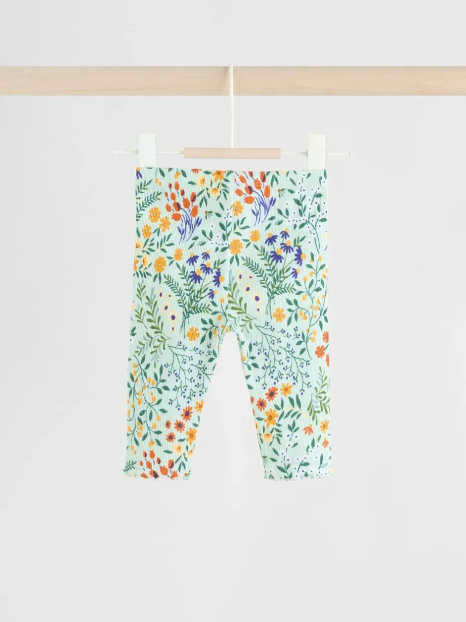 Sets En Combisets|Truien En Breisels*Next Neutrale Eend/Saliegroen met fijne print - 2 -delige babyset met gebreide trui en legging (0mnd-3jr)