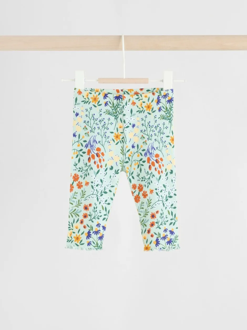 Sets En Combisets|Truien En Breisels*Next Neutrale Eend/Saliegroen met fijne print - 2 -delige babyset met gebreide trui en legging (0mnd-3jr)
