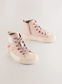Sneakers|Next - Hoge schoen Neutrale figuurapplicatie