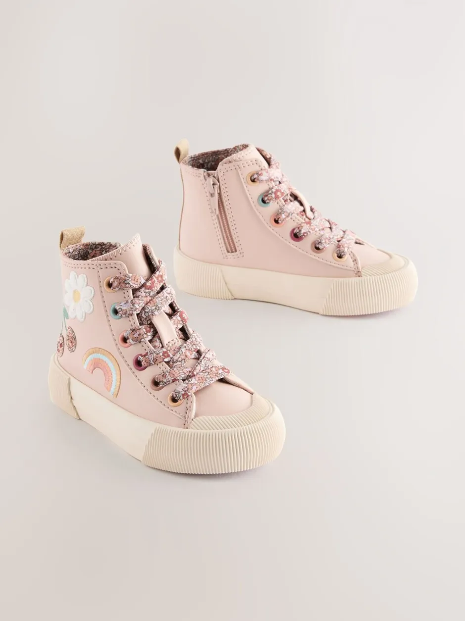 Sneakers|Next - Hoge schoen Neutrale figuurapplicatie