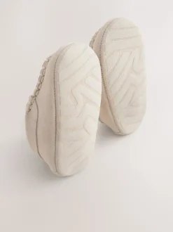 Babyschoenen|Next - Suède babyschoenen (0-2mnd) Neutrale instappers