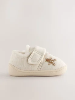Pantoffels|Next - Warm gevoerde pantoffels met kuipzool Neutrale kerst