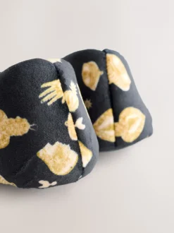 Pantoffels|Never Fully Dressed Charm Velour Mary Jane Slippers