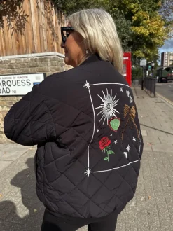 Jassen En Jacks*Never Fully Dressed Quilted Fur Lined Bomber Jacket
