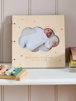 Thuiskantoor|Next New Baby Cloud houten babyboek