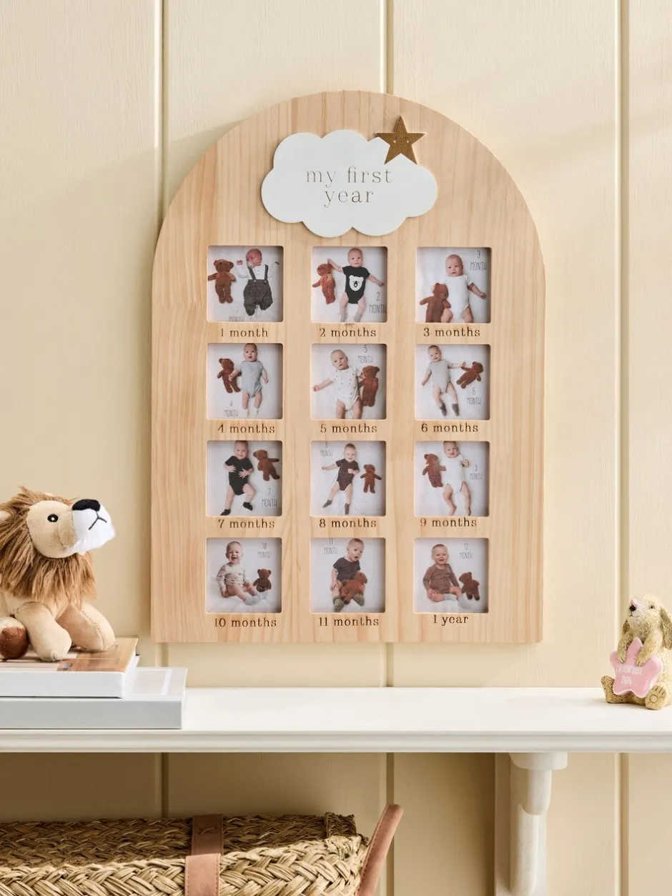 Fotolijsten*Next New Baby Cloud My First Year Photo Frame
