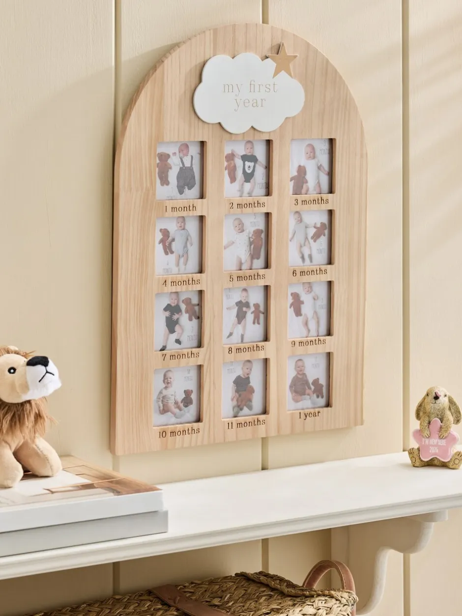 Fotolijsten*Next New Baby Cloud My First Year Photo Frame