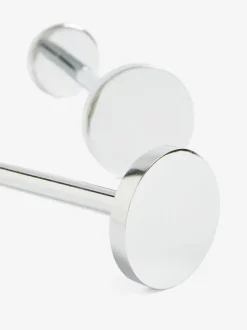 Gordijnroedes En -Accessoires|Next - Set van 2 gordijnhouders met studs Chroom