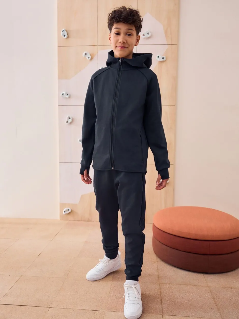 Joggingbroeken|Next - Tech Sportswear Hoodie and Joggers Set Nieuw donkerblauw