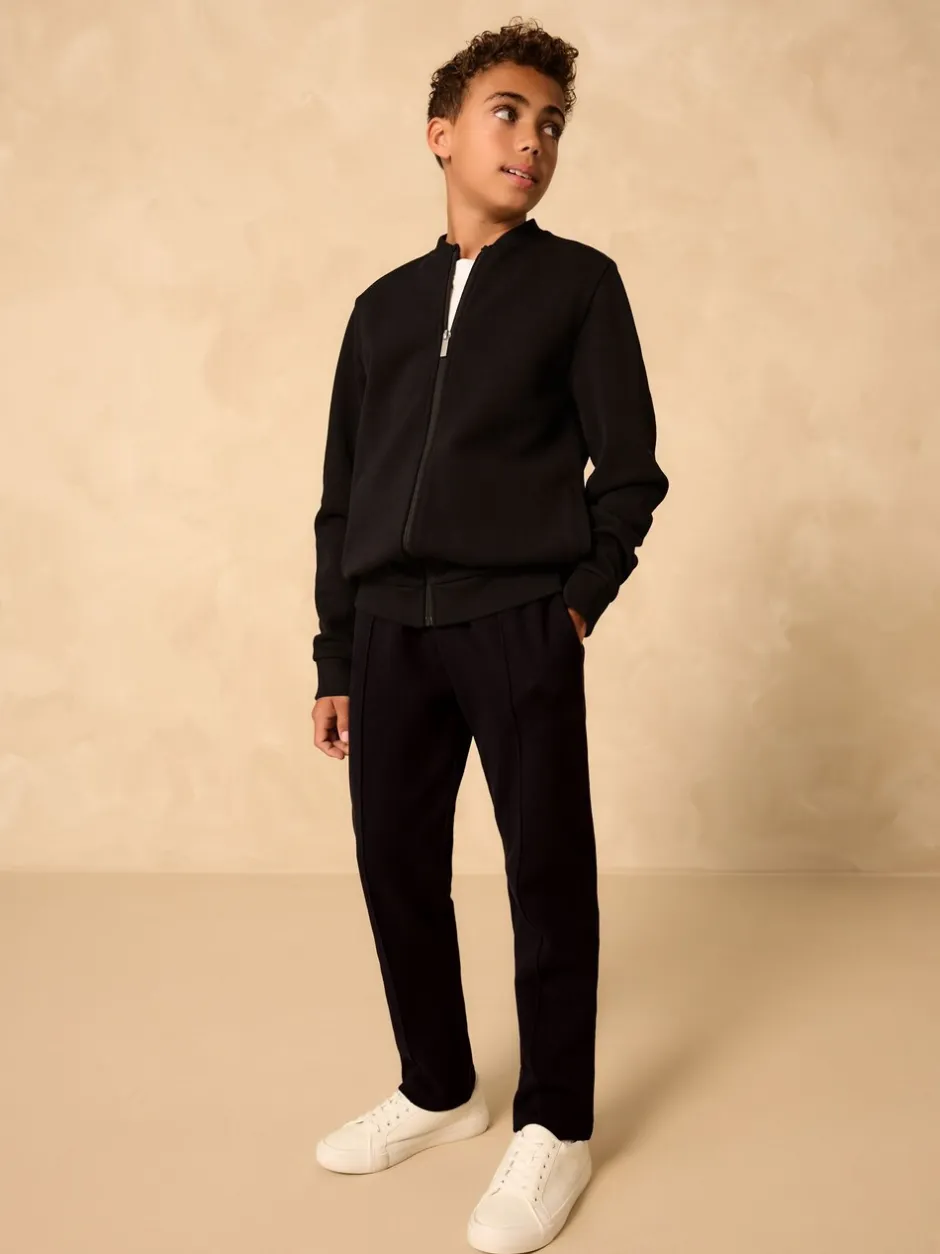 Joggingbroeken|Sweaters En Hoody´S*Next - Modieuze set met jersey bomberjack en joggingbroek (3-16jr) Nieuw zwart