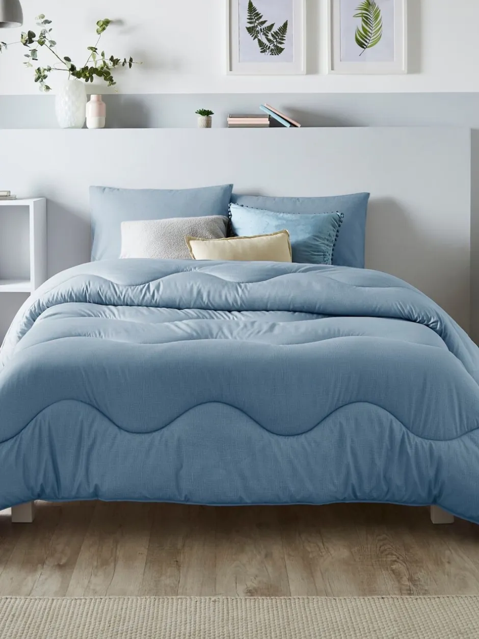 Dekbedden En Kussens*Night Lark Linen 10.5 Tog Coverless Duvet Blauw