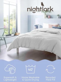 Dekbedden En Kussens|Night Lark Linen 10.5 Tog Coverless Duvet Grijs