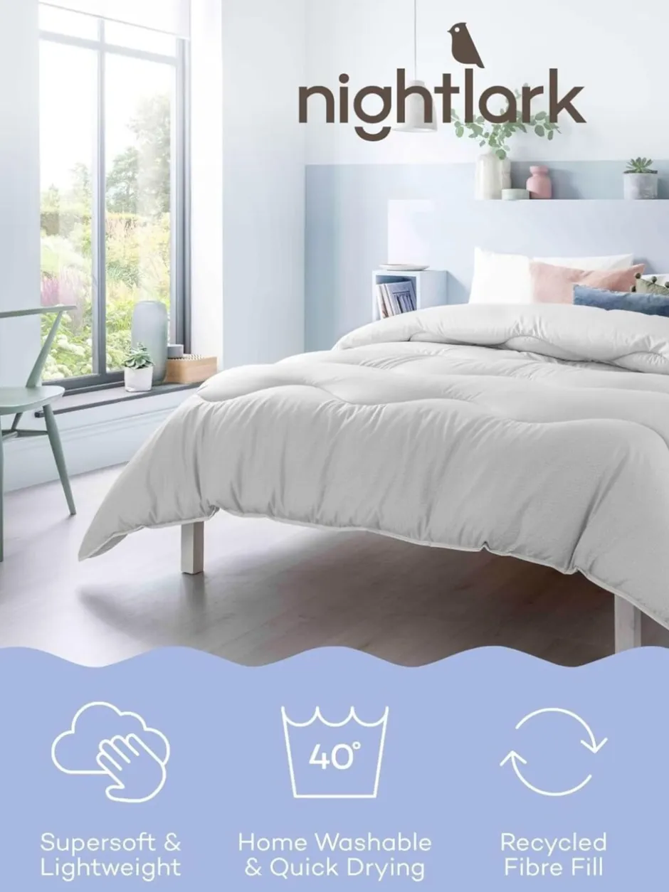 Dekbedden En Kussens|Night Lark Linen 10.5 Tog Coverless Duvet Grijs