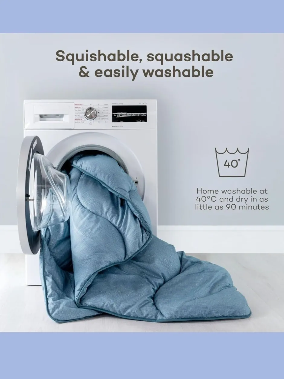 Dekbedden En Kussens|Night Lark Linen 4.5 Tog Coverless Duvet Grijs