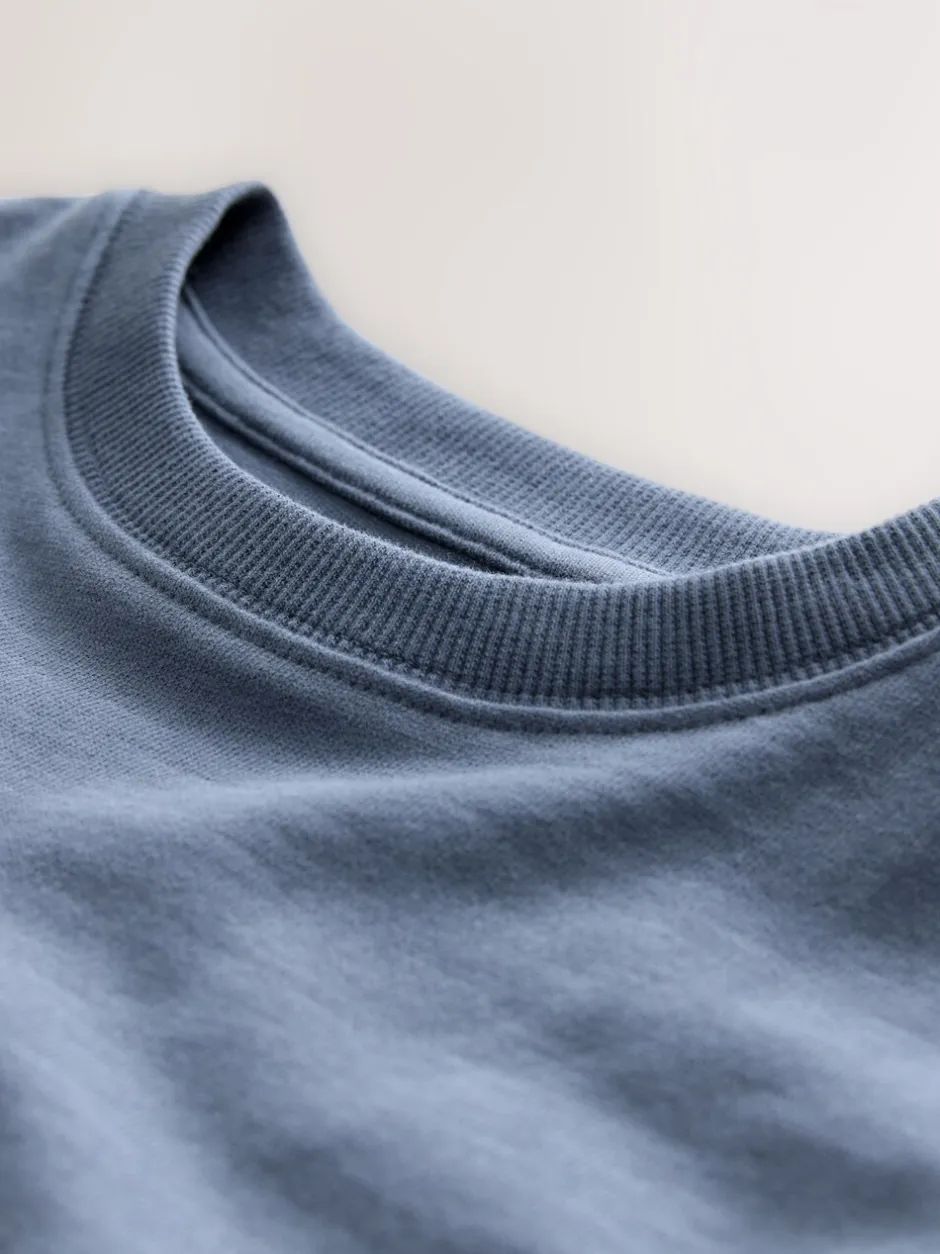 T-Shirts|Tops|Next Normaal blauw - Behaaglijk T-shirt met lange mouwen (3-16 jr)