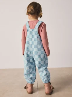 Tuinbroeken*Next Normaal blauw - Bretelbroeken gecontroleerd (3maanden -7jaar)