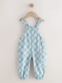 Tuinbroeken*Next Normaal blauw - Bretelbroeken gecontroleerd (3maanden -7jaar)