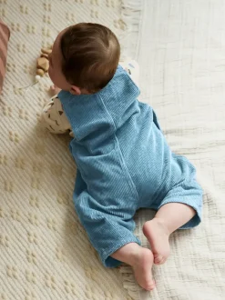 Rompertjes En Tuinbroeken|Sets En Outfits*Next Normaal blauw - Corduroy bretelbroeken en Bodysuit set (0mnd-2jr)