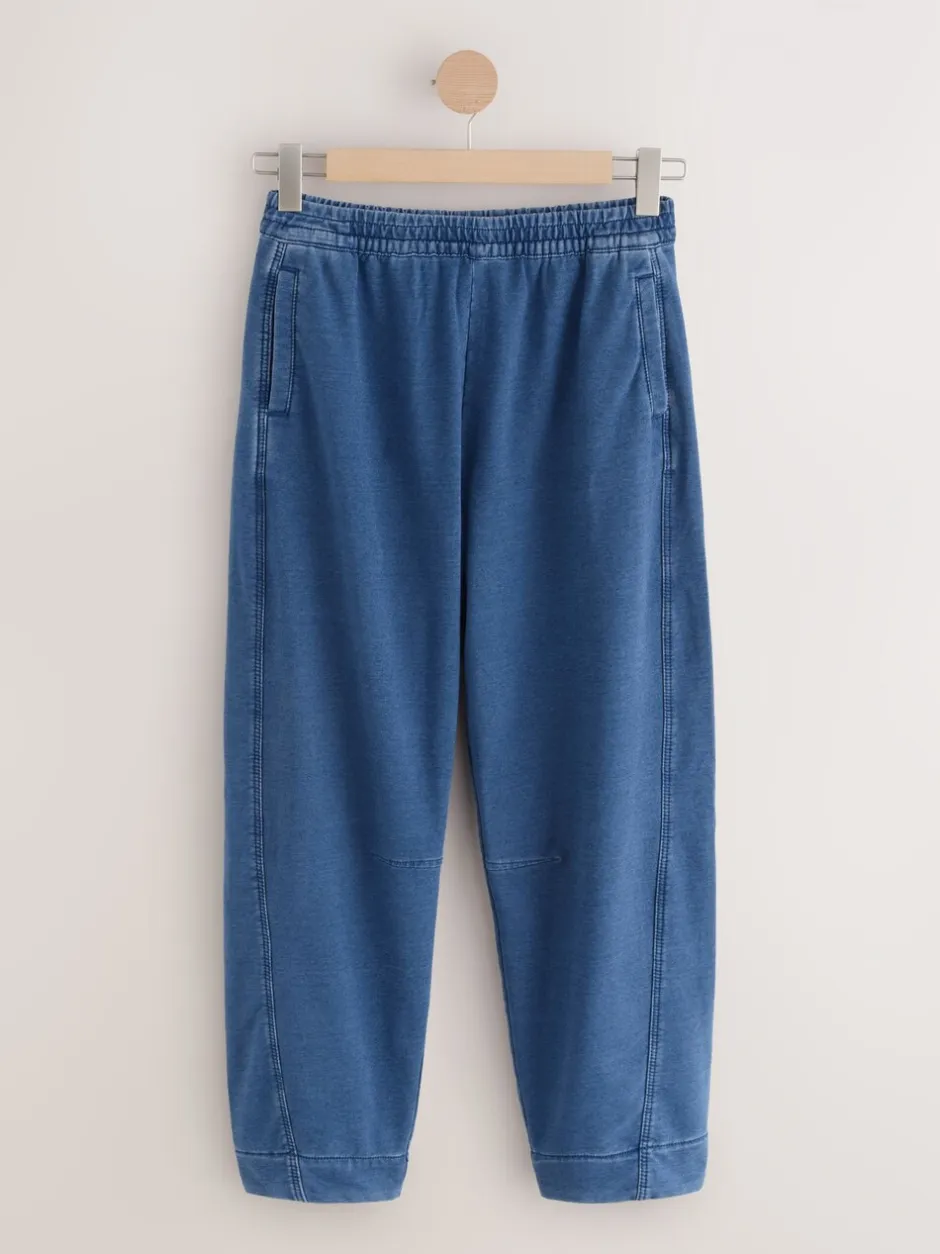 Jeans|Next - Denim Jersey Broeken met Barrel jeans Normaal blauw