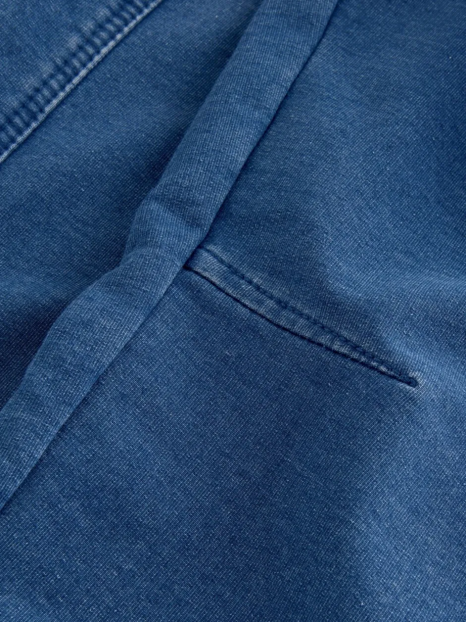 Jeans|Next - Denim Jersey Broeken met Barrel jeans Normaal blauw