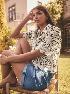 Shorts|Next - Denim jongensshort Normaal blauw