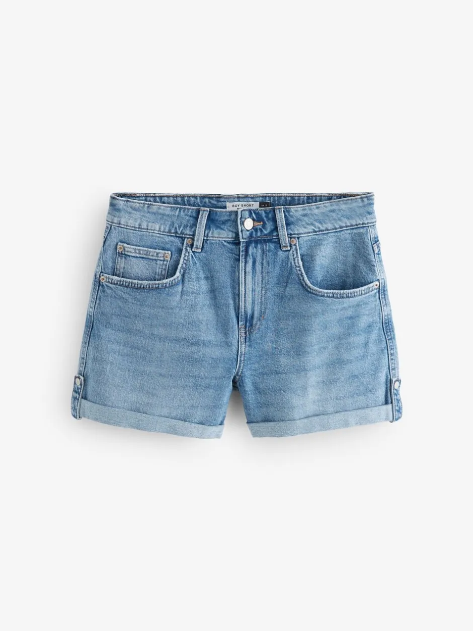 Shorts|Next - Denim jongensshort Normaal blauw