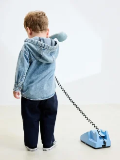 Shirts*Next - Denim overhemd met capuchon (3mnd -7jr) Normaal blauw