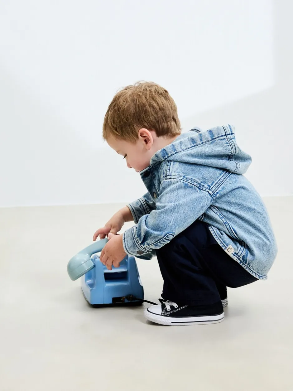 Shirts*Next - Denim overhemd met capuchon (3mnd -7jr) Normaal blauw