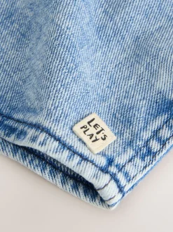 Shirts*Next - Denim overhemd met capuchon (3mnd -7jr) Normaal blauw