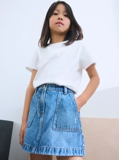 Shorts En Rokken|Next - Denim rok (3-16jaar) Normaal blauw