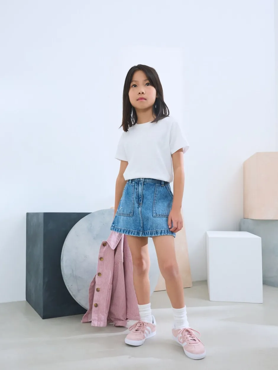 Shorts En Rokken|Next - Denim rok (3-16jaar) Normaal blauw