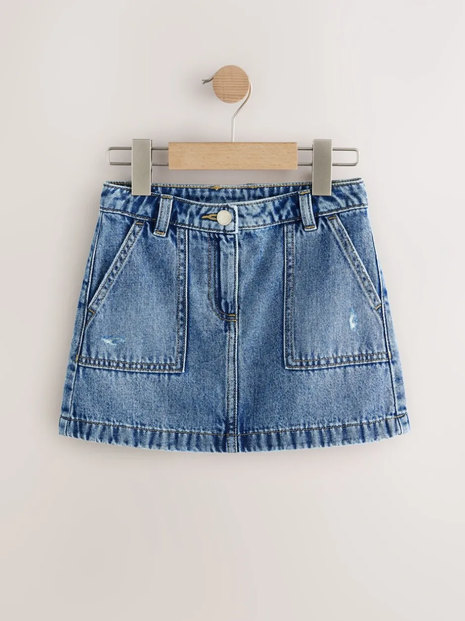 Shorts En Rokken|Next - Denim rok (3-16jaar) Normaal blauw