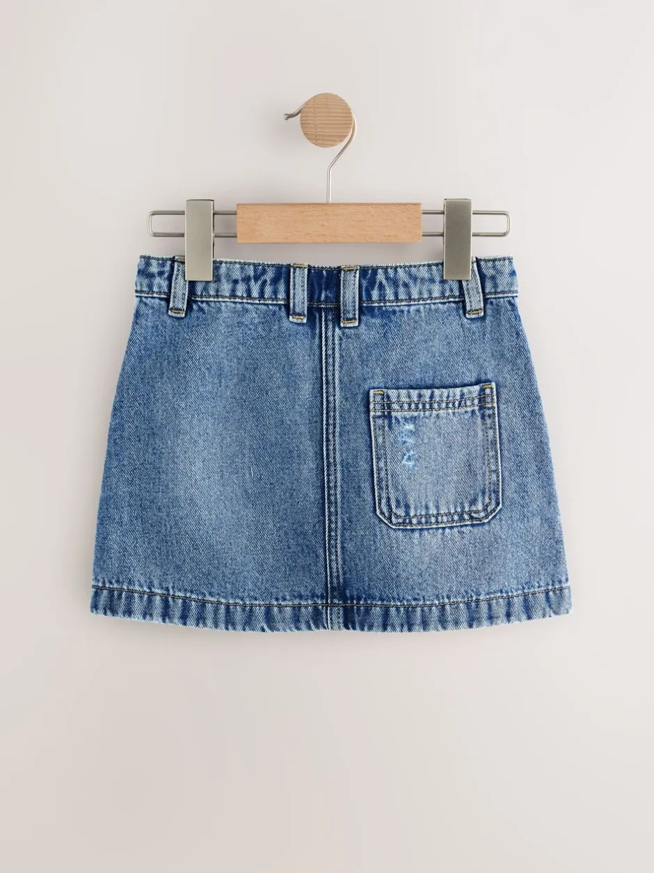 Shorts En Rokken|Next - Denim rok (3-16jaar) Normaal blauw