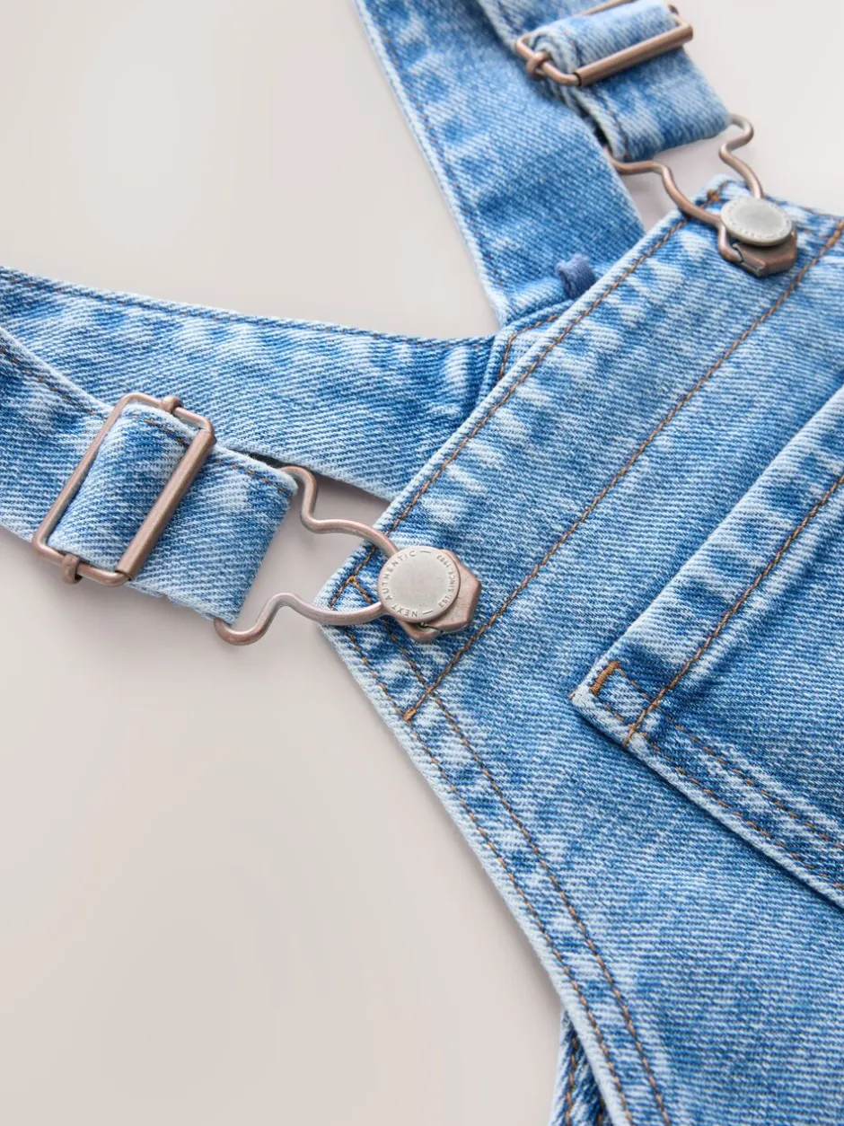 Sets En Combisets|Rompertjes En Tuinbroeken*Next - Denim tuinbroek (3mnd -7jr) Normaal blauw