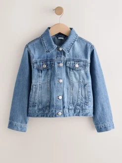Jassen En Jacks|Next Normaal blauw - Denim Western Jacket (3-16yrs)