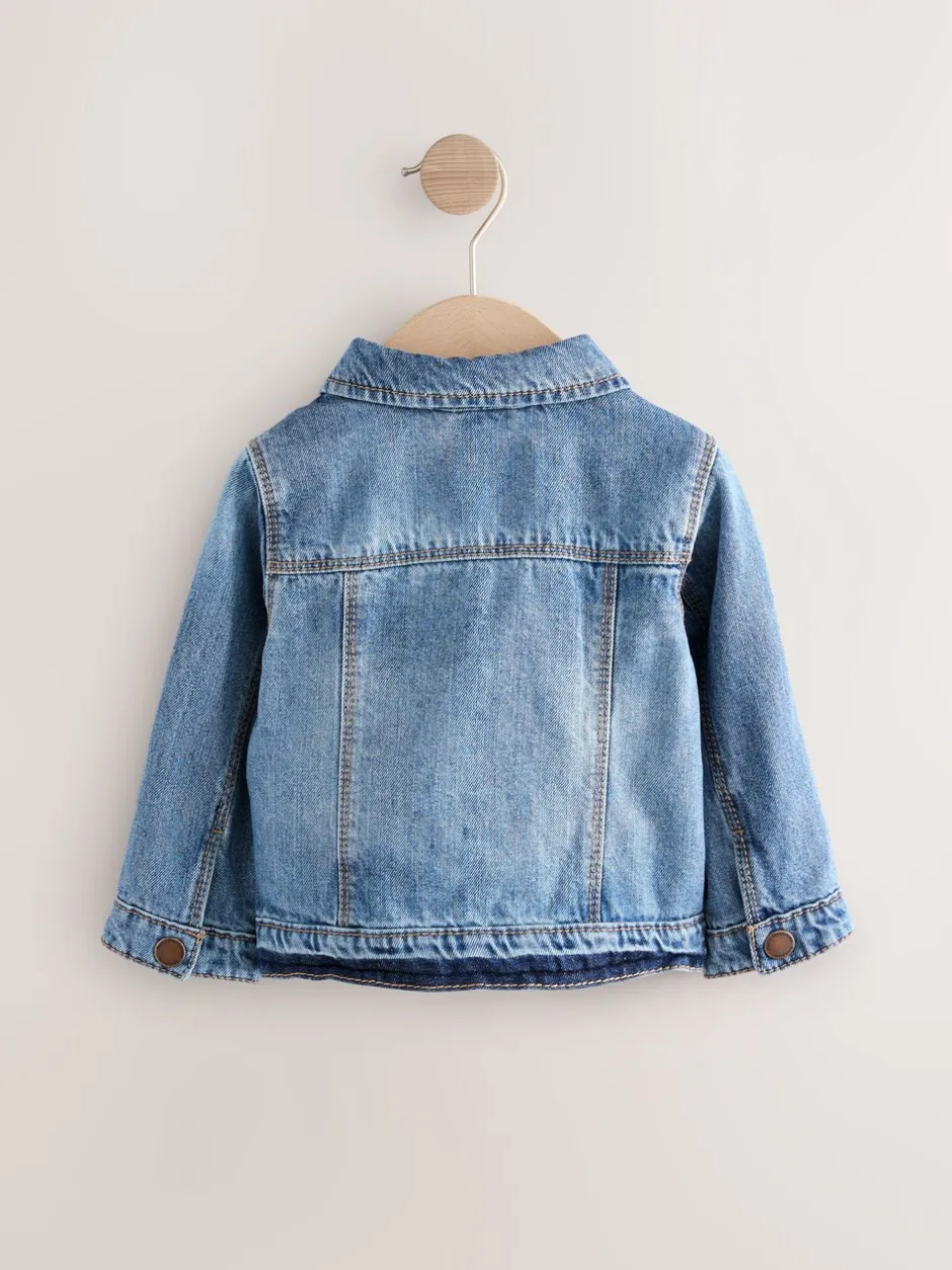 Jassen, Jacks En Kinderwagenpakjes|Jassen En Jacks*Next Normaal blauw - Denim westernjack 100% katoen (3 mnd - 7 jr)