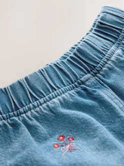 Jeans En Joggingbroeken|Jeans*Next Normaal blauw - Galentines Embroidered Jeans (3mths-7yrs)