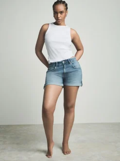 Shorts*Next - Hourglass - Denim boyshort Normaal blauw