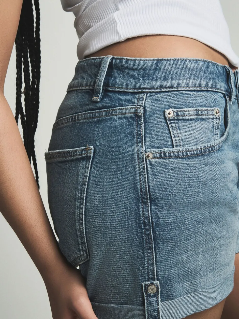 Shorts*Next - Hourglass - Denim boyshort Normaal blauw