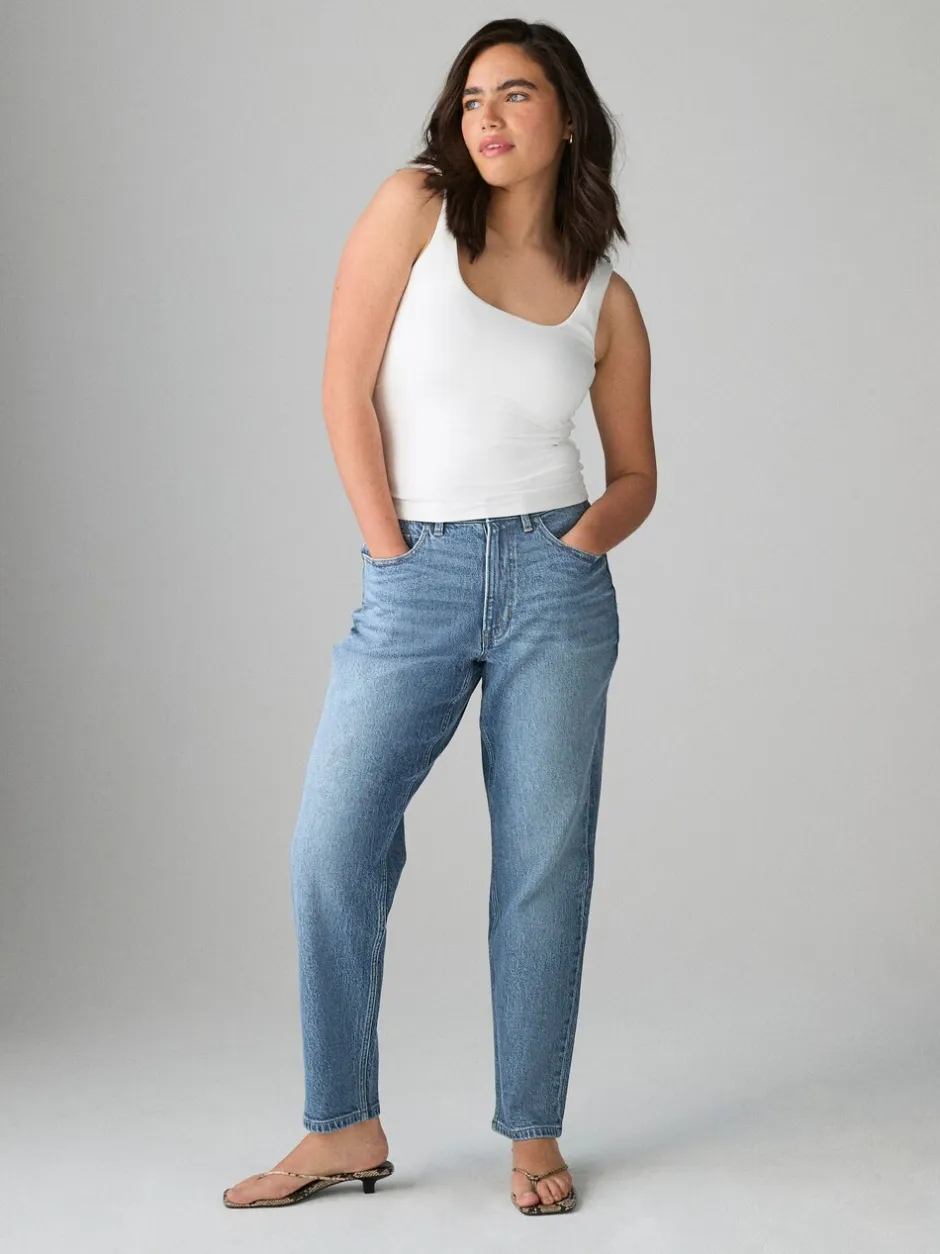Jeans|Next - Hourglass comfortabele mom jeans met stretch en stretch Normaal blauw